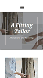 Mobile Screenshot of afittingtailor.com